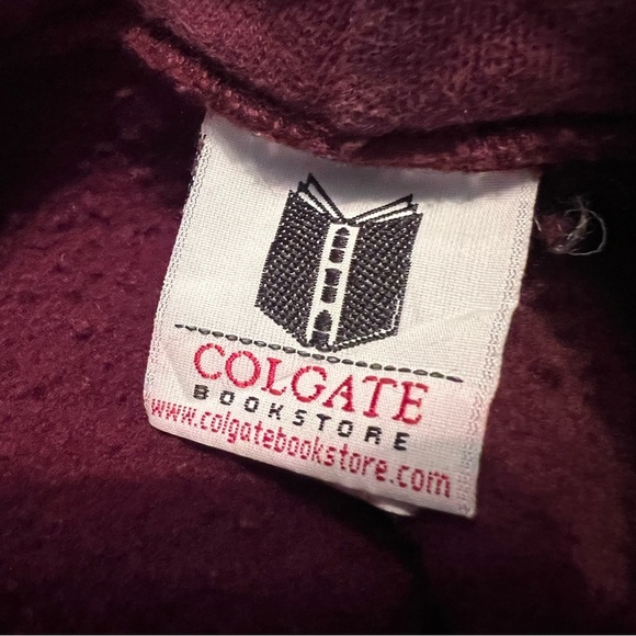 Vintage Colgate Raiders‎ Hoodie Men’s S Red Maroon Sweatshirt - Made in USA - Picture 5 of 6